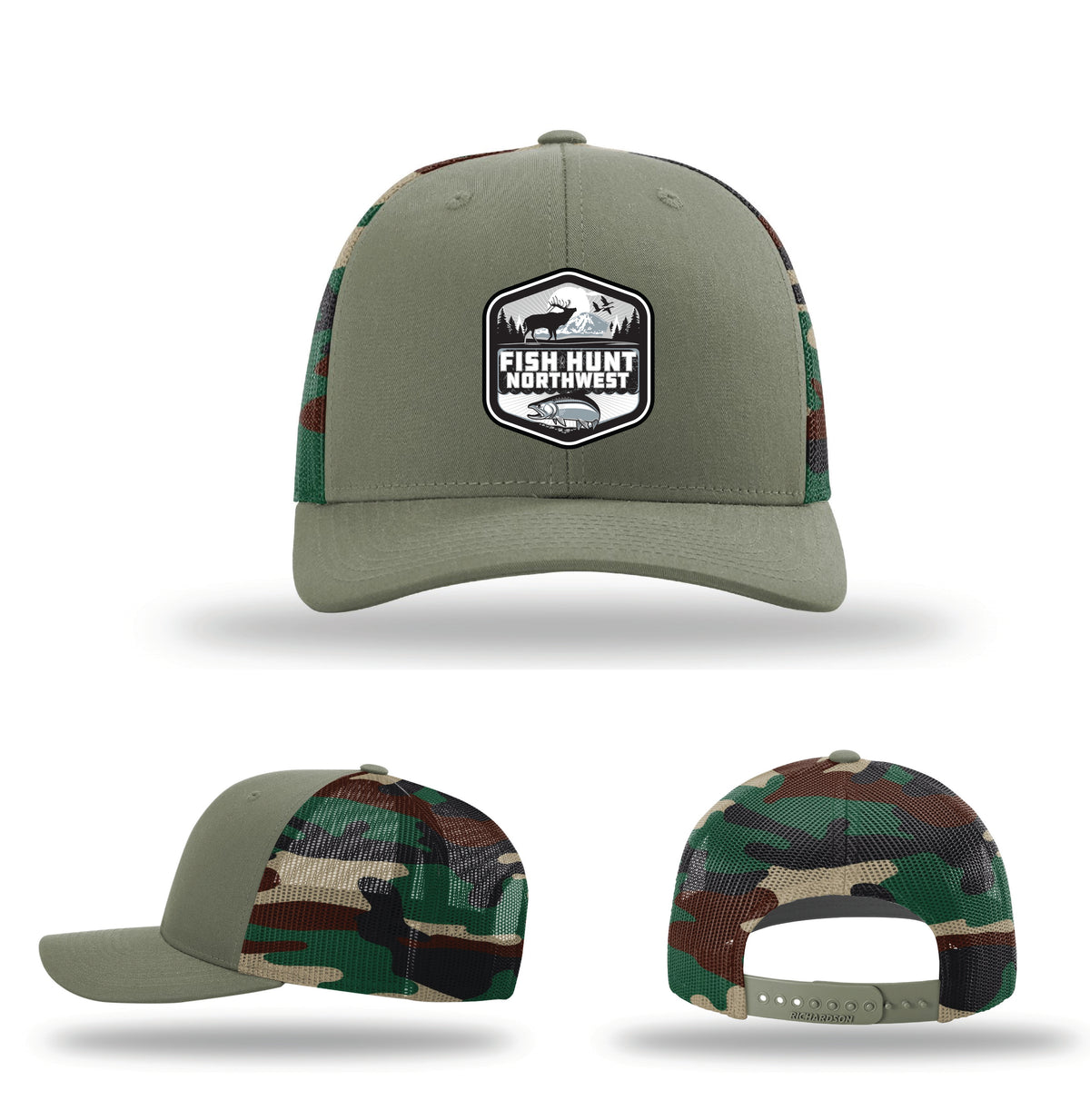 The Badge Logo Hat In Army/Loden
