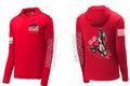 L/S Bloody Tuna Sport Hoodie In Red