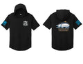 S/S Coho Hooded T-Shirt In Black