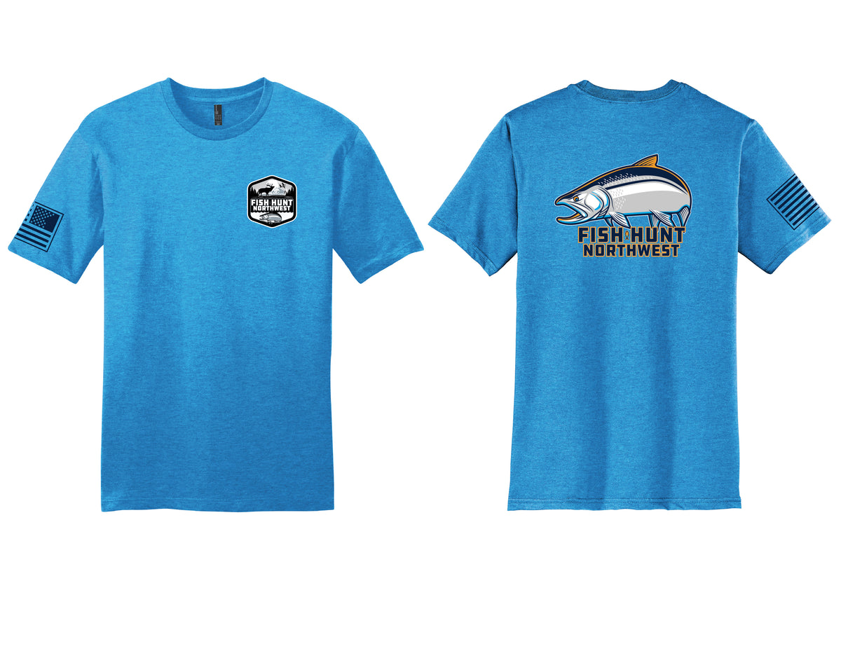 S/S Coho T-shirt In Heathered Blue