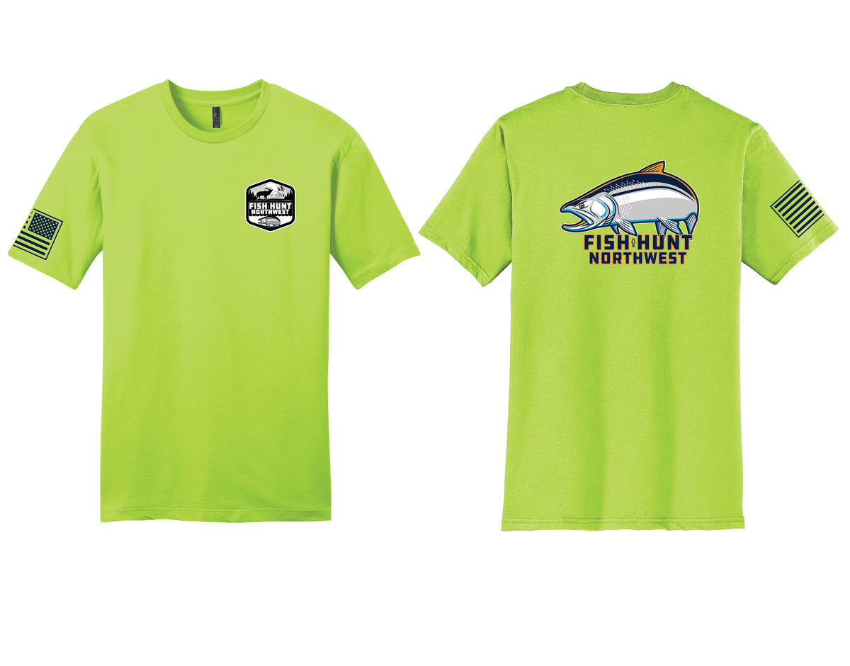S/S Coho T-Shirt In Bright Lime