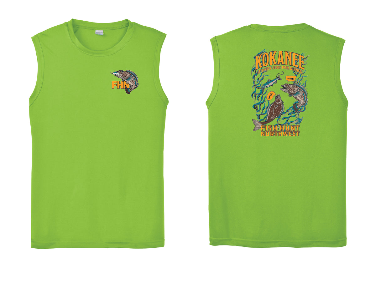 Muscle Lingcod Sport T In Bright Lime