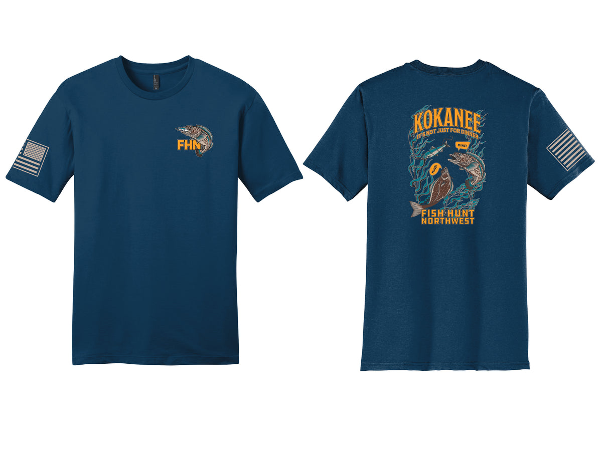 S/S Lingcod T-Shirt In Marine Blue