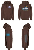 Heavyweight Coho Hoodie In Brown