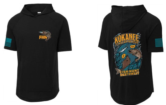 Hooded Lingcod S/S Breathable T In Black