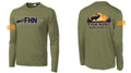 L/S Hunting Sport T In Olive