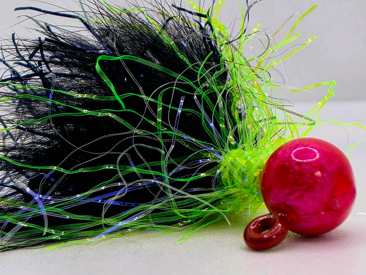 Sour Black Cherry 1/8oz Steelhead Jig