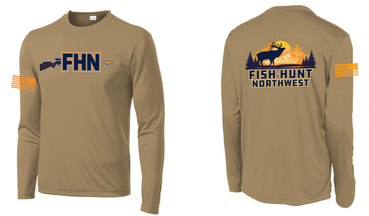 L/S Hunting Sport T In Tan