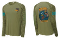 Digi Camo Ling Cod L/S Sport T In Olive